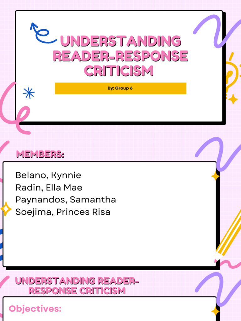 Reader-Response Criticism Explained | PDF | Psychology | Psychological ...
