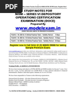 Download STUDY MATERIAL FOR NISM Depository Operations Exam DOCE NISM MOCK TEST AT WWWMODELEXAMIN by Thiagarajan Srinivasan SN98160127 doc pdf