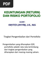 Tugas Expected Return Risk Investasi