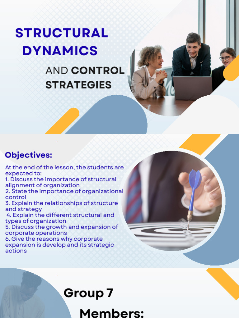 Structural Dynamics and Control Strategies | PDF | Organizational ...