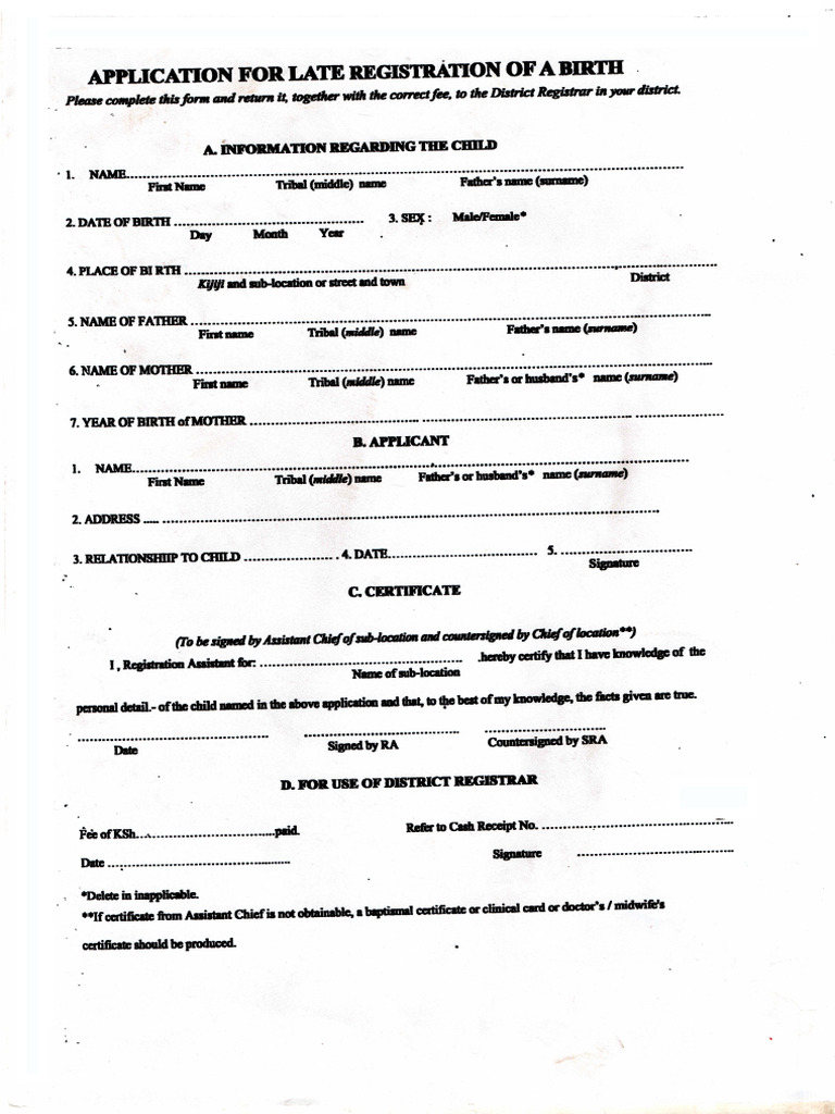 b3 Original Form | PDF