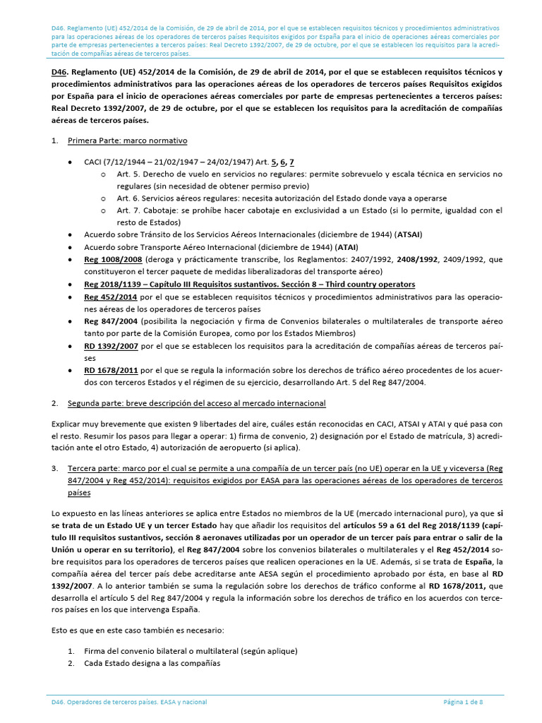 D46 Tco | PDF | Aviación Civil | Aviación