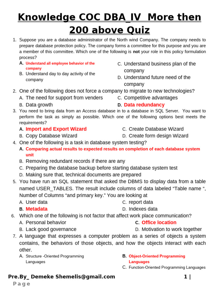 All Theory DBA IV DMK | PDF | Databases | Database Transaction