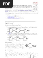 NOT AND Nand OR NOR Ex-Or Ex-Nor: True False