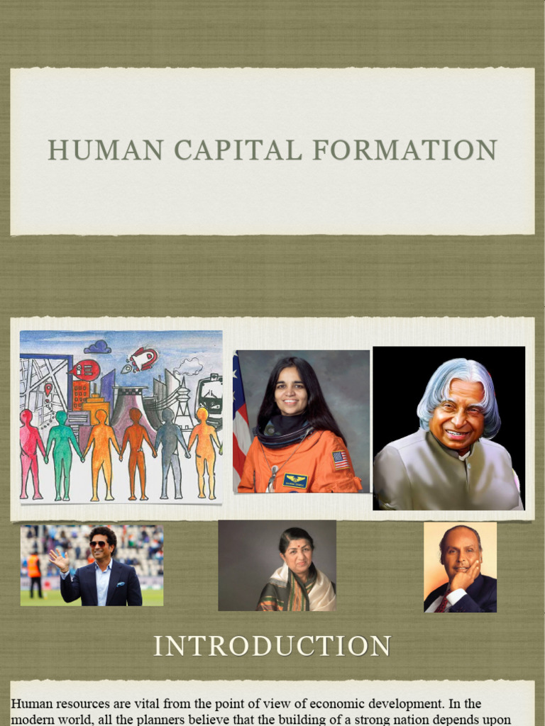 Human Capital Formation Explained | PDF | Human Capital | Expense