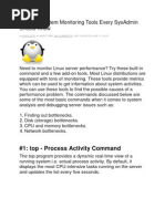 Linux Sys Admin Tools