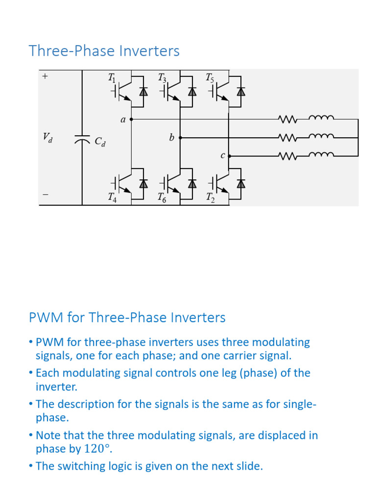 Three-Phase Inverter Control Techniques | PDF | Power Inverter ...