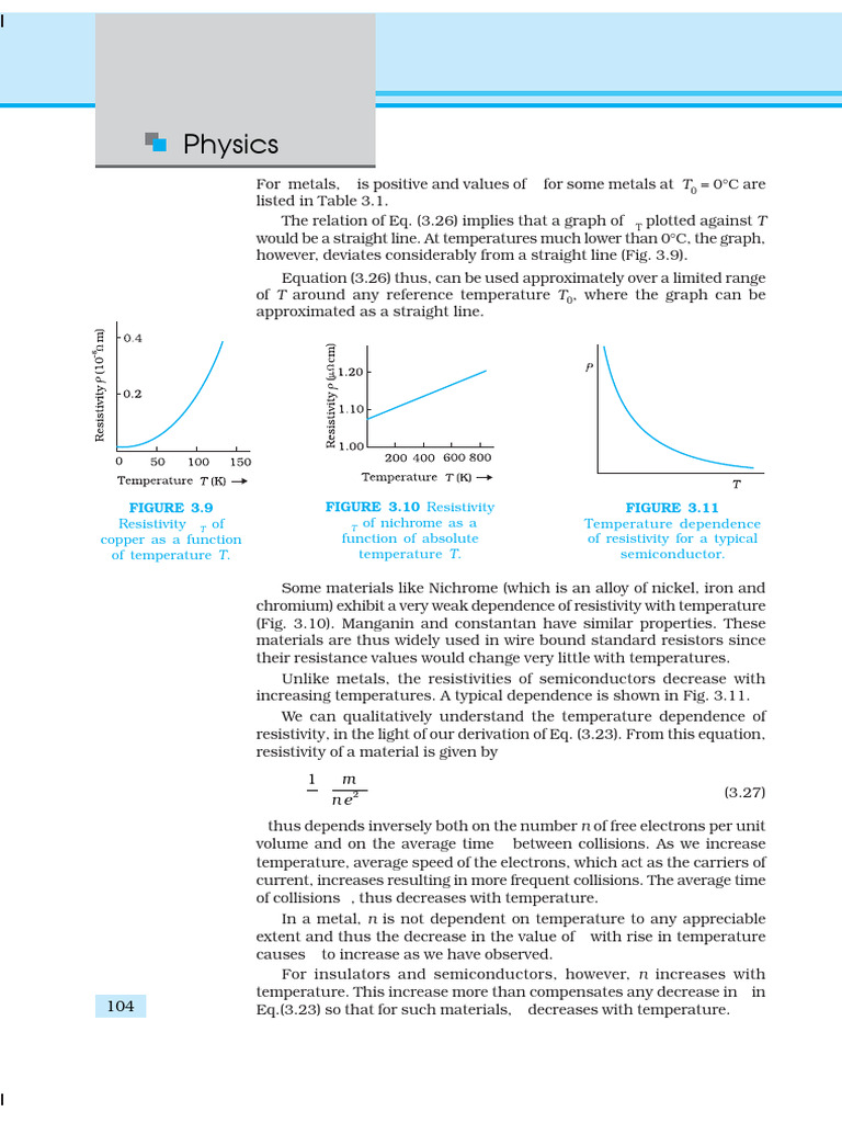 108 | PDF | Electrical Resistivity And Conductivity | Temperature