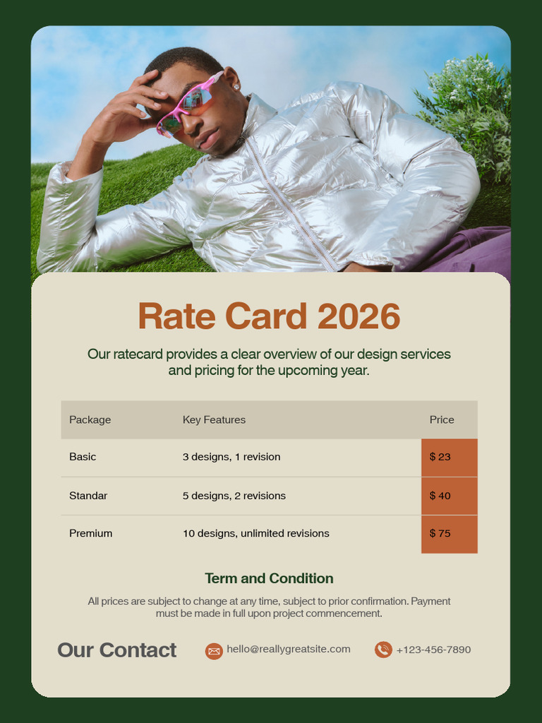 2026 Design Services Rate Card | PDF