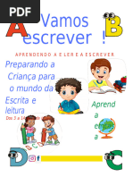 Caderno para Aprender a Ler e Escrever | PDF | Alfabetização | Aprendizado