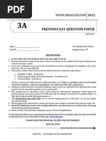 Download XAT 2012 QuestionPaper With Answer Key by MBAGLUE SN98164456 doc pdf