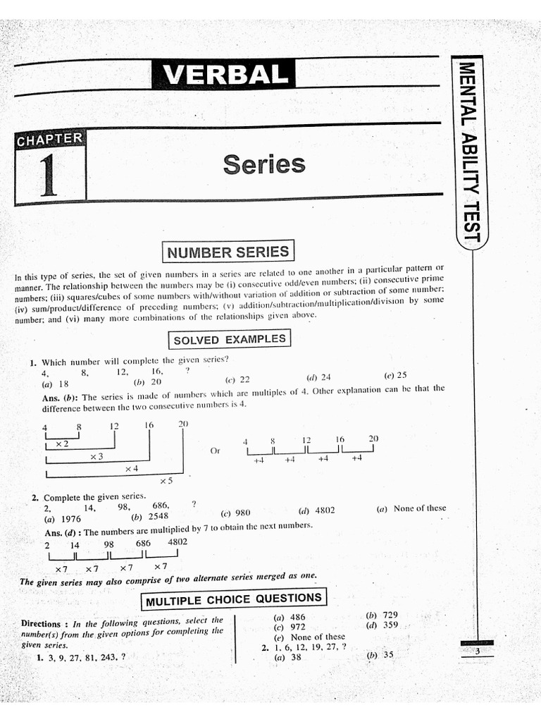 Verbal Reasoning | PDF