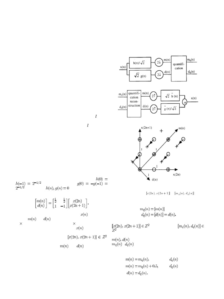 Lossless Integer Wavelet Transform Techniques | PDF | Data Compression ...