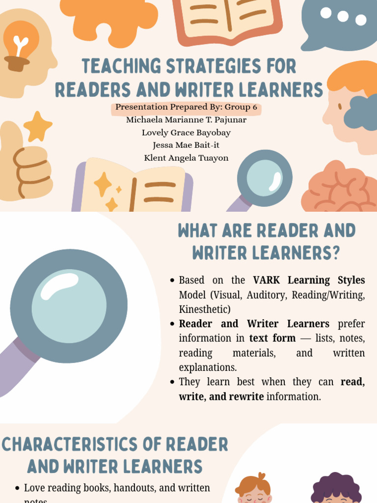 Teaching Strategies for Reader/Writers | PDF