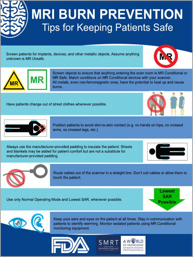 MRI Burn Prevention Tips for Patient Safety | PDF