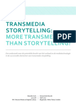 Marielle Aarts - Transmedia Storytelling - More Transmedia Than Storytelling