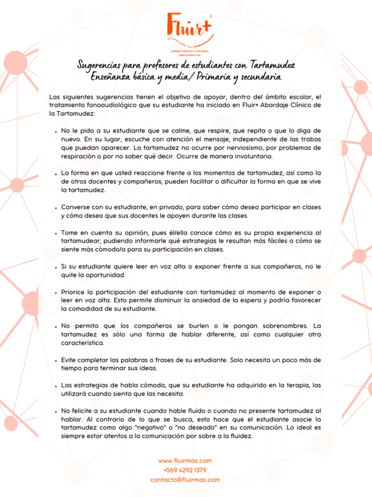Estrategias para Apoyar a Estudiantes Tartamudos | PDF | Tartamudeo ...