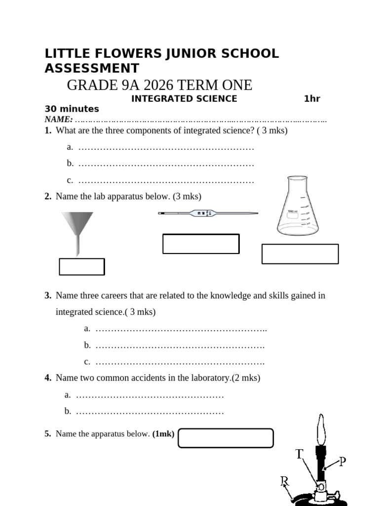 Grade 9A Integrated Science Assessment | PDF | International System Of ...