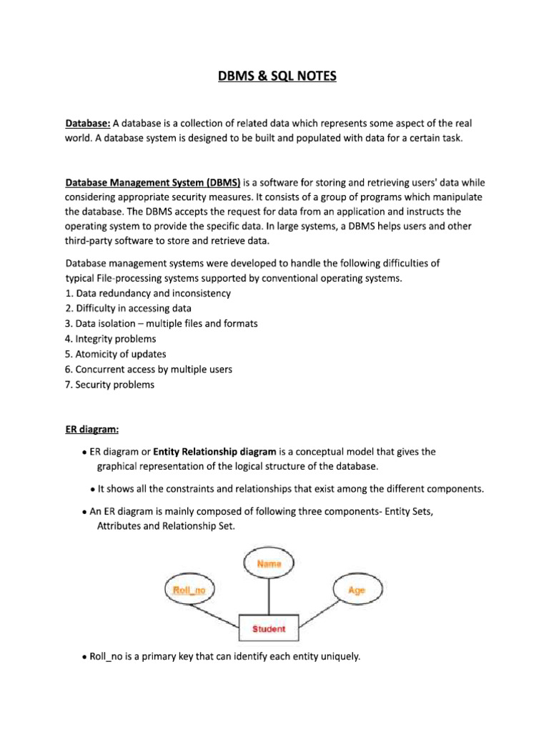 DBMS Full Concept | PDF