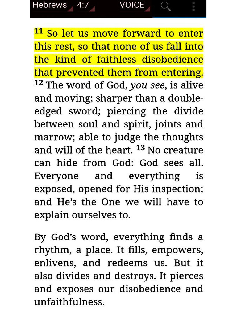 Bible Talk Verses | PDF