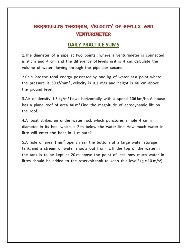 Practice Xi Set 19 | PDF