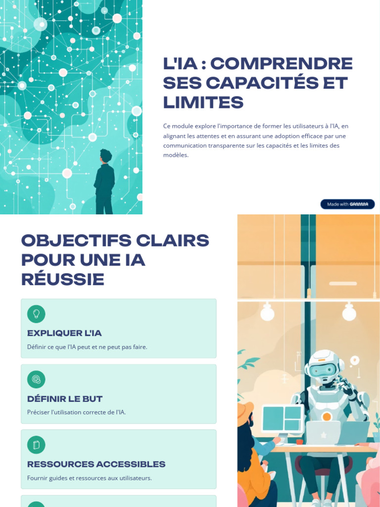 Comprendre l'IA : Capacités et Limites | PDF | Intelligence ...