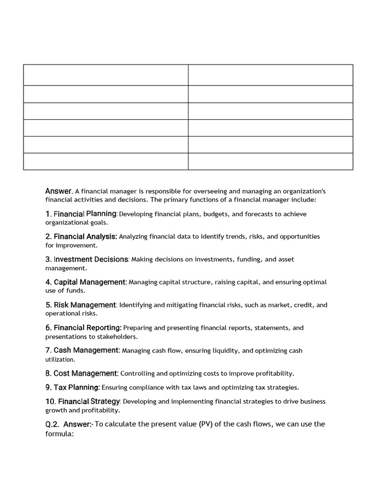 FINANCIAL MANAGEMENT. | PDF | Working Capital | Debt