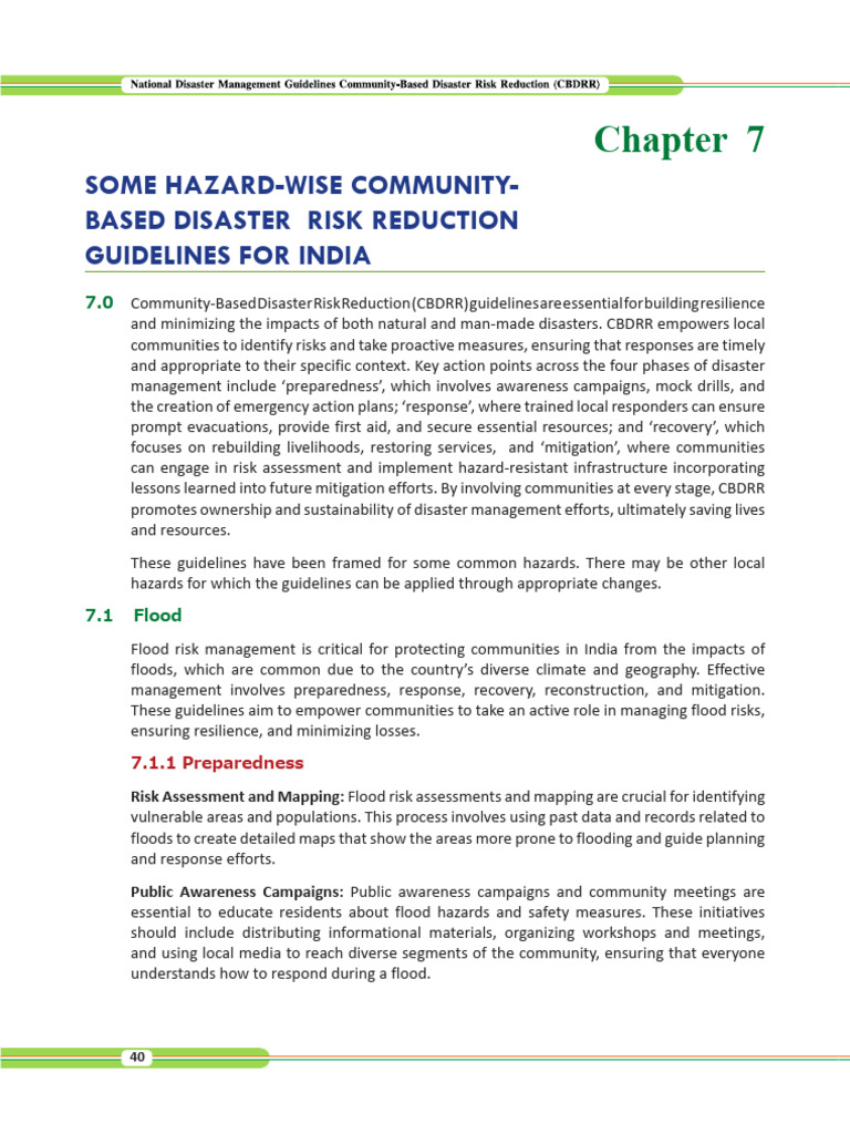 5- Hazard Wise CBDRR | PDF | Emergency Management | Climate Resilience