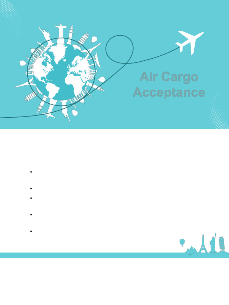 Air Cargo Acceptance Guidelines | PDF | Dangerous Goods | Cargo