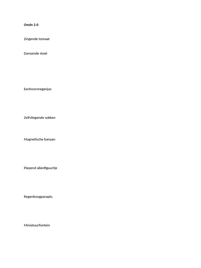 Onzin 2 | PDF