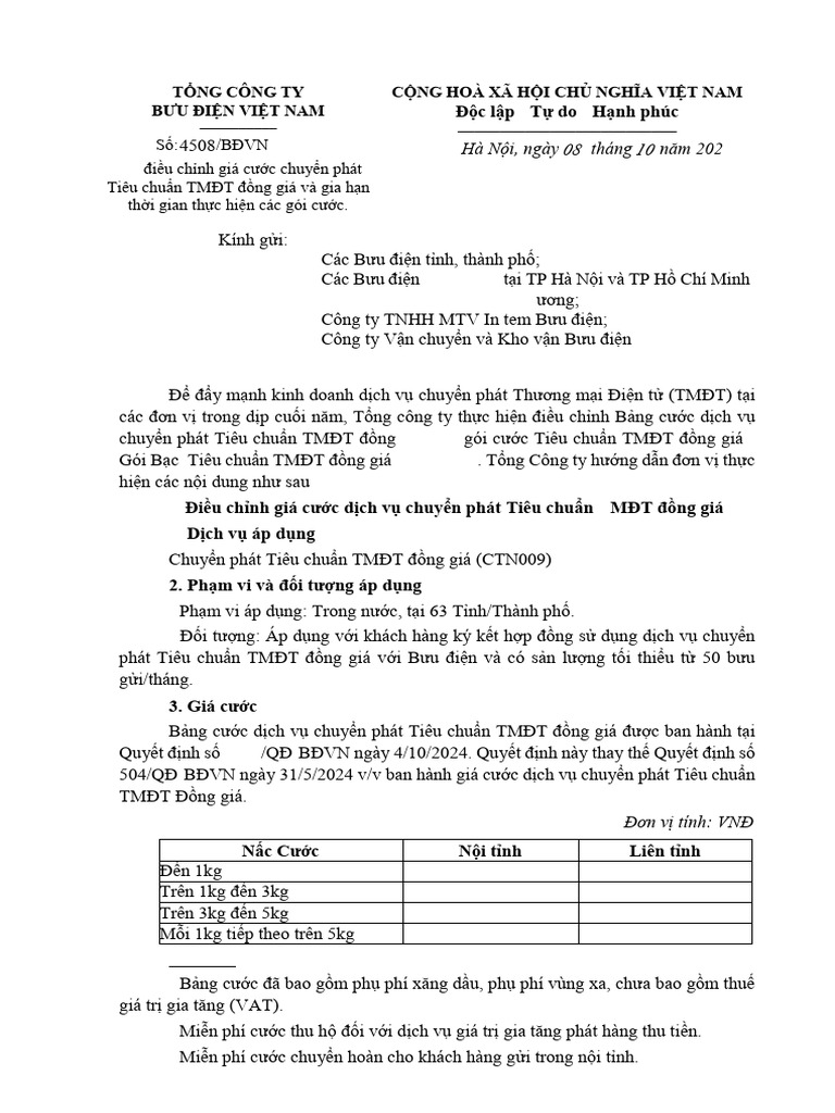 VBHD Cước CP Tieu Chuan TMDT Dong Gia 8.10 | PDF