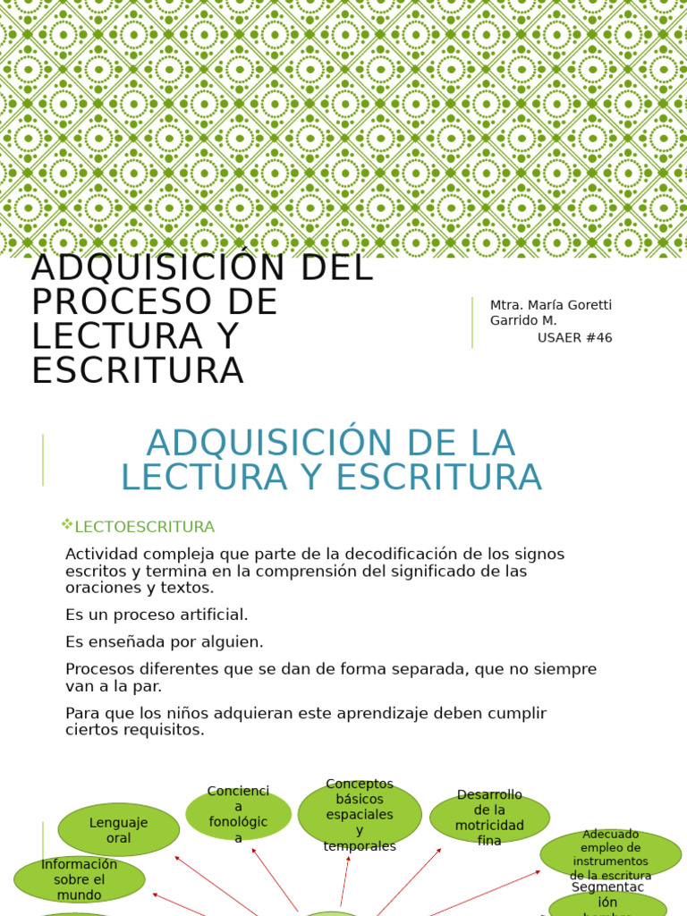 HERRAMIENTAS DE ACCESO A LA LECTURA Y ESCRITURA | PDF | Escritura ...