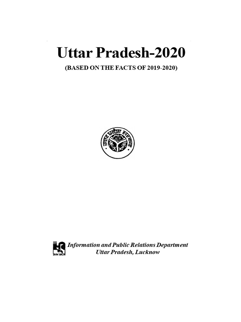 Uttar Pradesh Annual Report 2020 | PDF | Government Of India | Agriculture