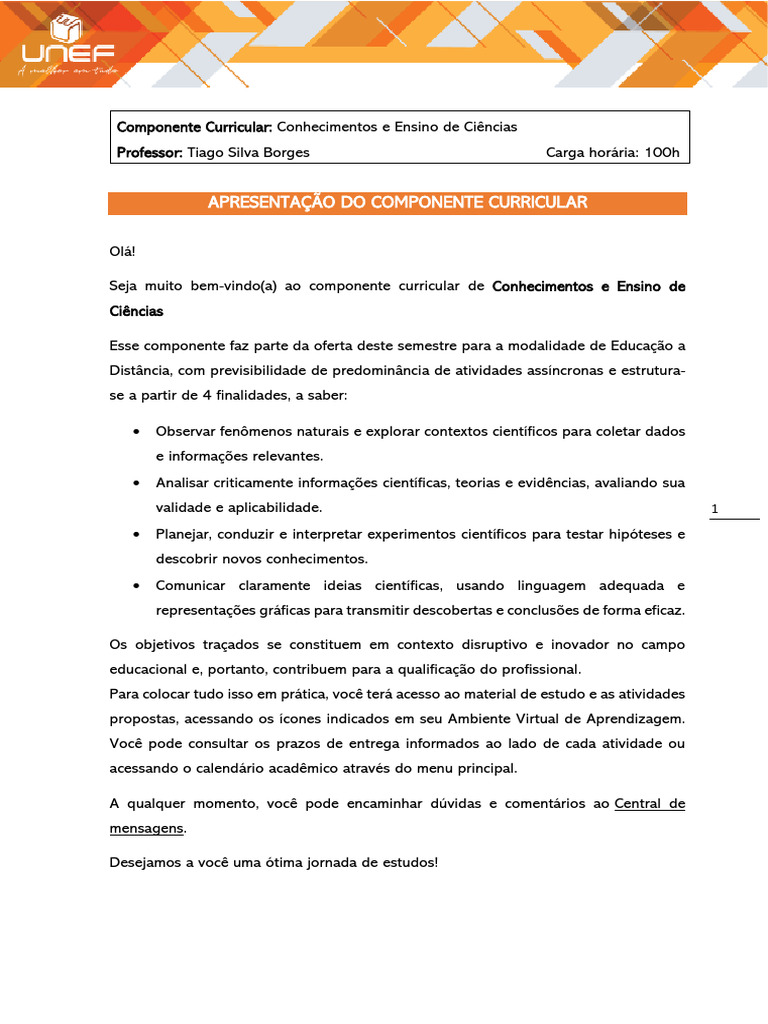 Ensino de Ciências: Metodologia e Práticas | PDF | Science | Alfabetização