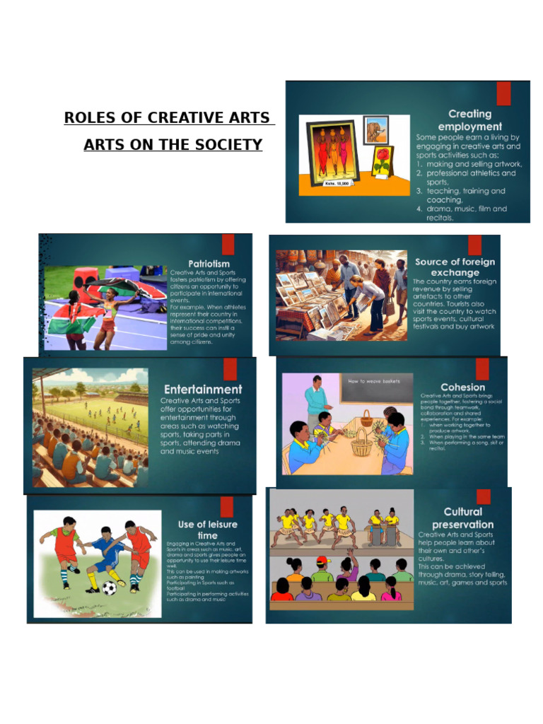 Roles of Creative Arts | PDF