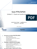 Guía FTTH-GPON - Puesta en marcha de la Red - v.1.0 - Junio 2012