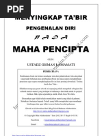 Download Menyingkap Tabir Pengenalan Diri Kepada Maha Pencipta by Mfar Abdurrahim SN98169457 doc pdf