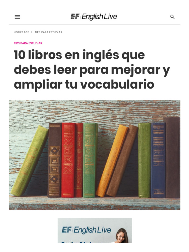 10 Libros en Inglés para Aprender Rápido | PDF | James Joyce | Novelas