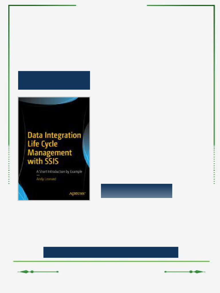 Data Integration Life Cycle Management with SSIS: A Short Introduction ...