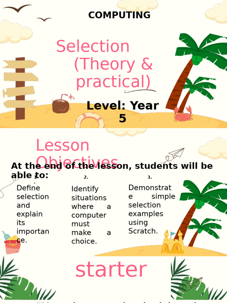 Understanding Selection in Computing | PDF