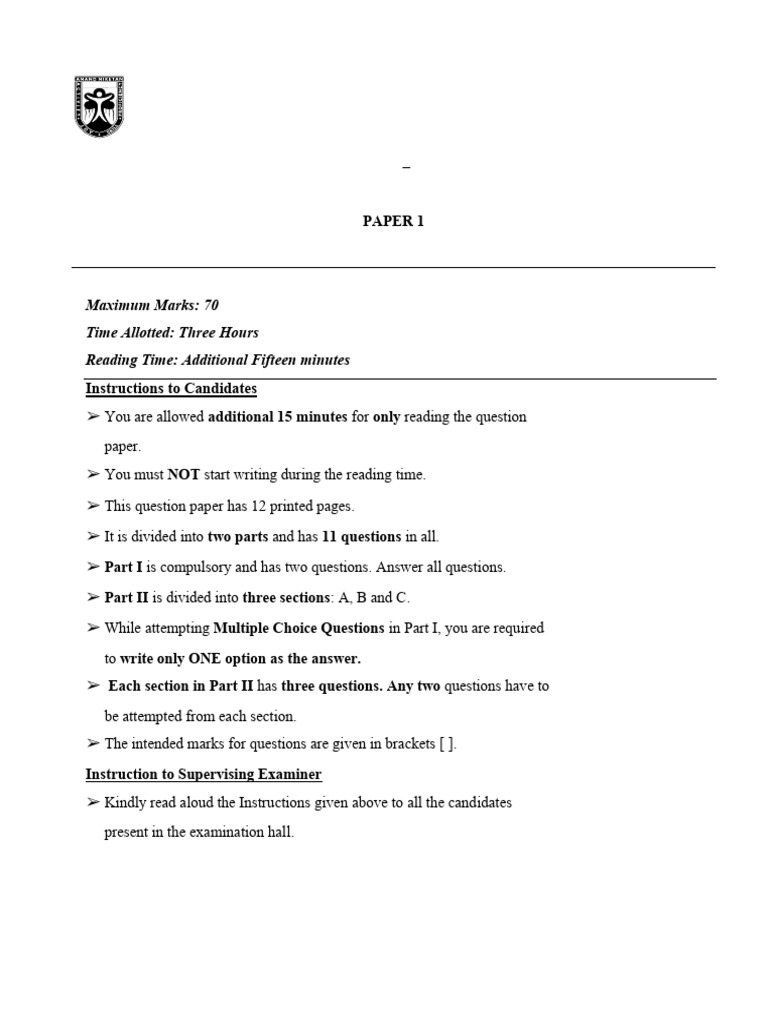Grade 12 Computer Science Exam Paper | PDF | Constructor (Object ...