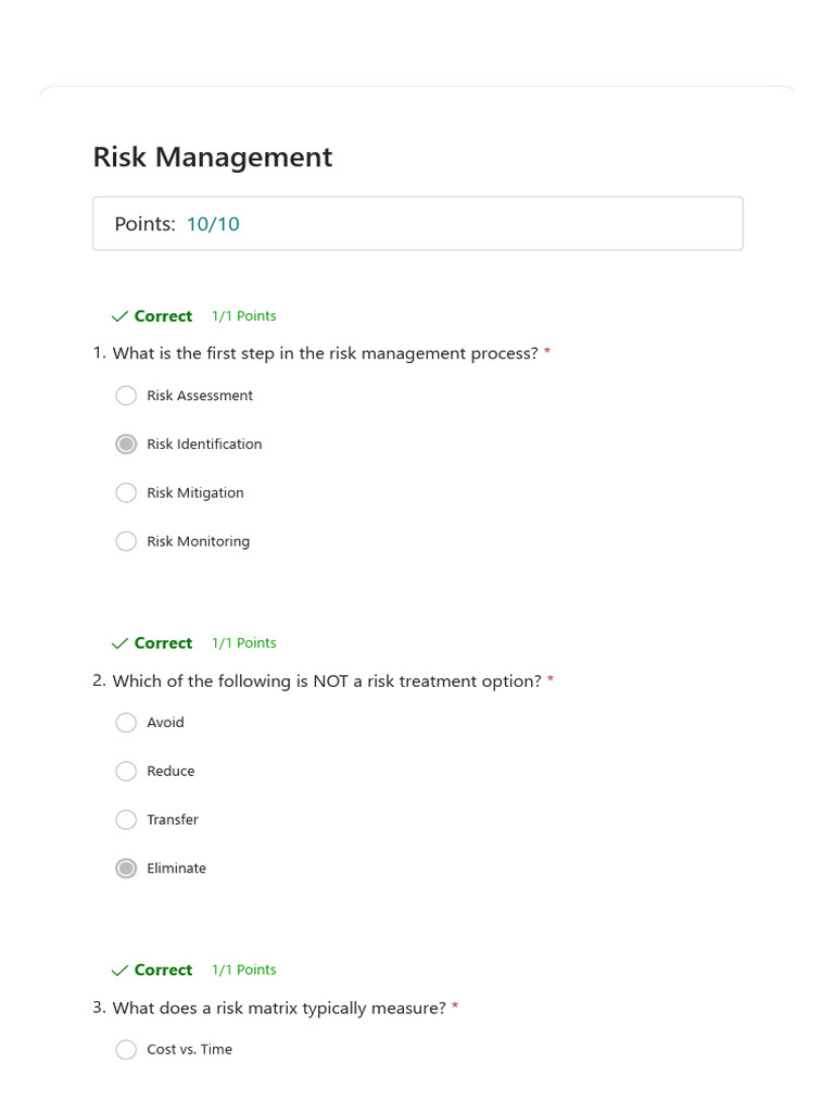 Risk Management | PDF | Risk | Risk Management