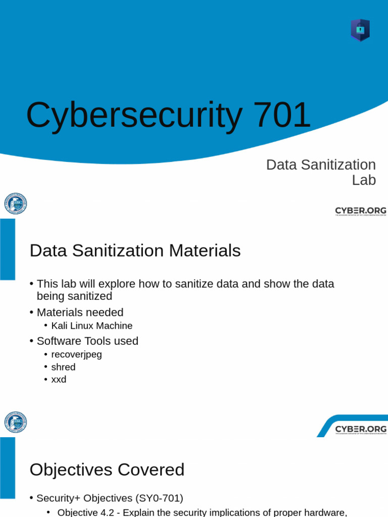 Data Sanitization Lab Guide | PDF | Computer File | Computing