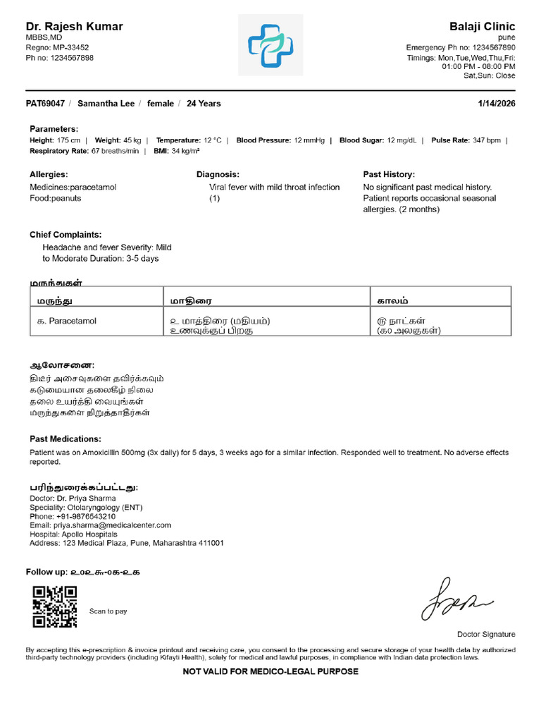 Prescription Apptid 87 | PDF