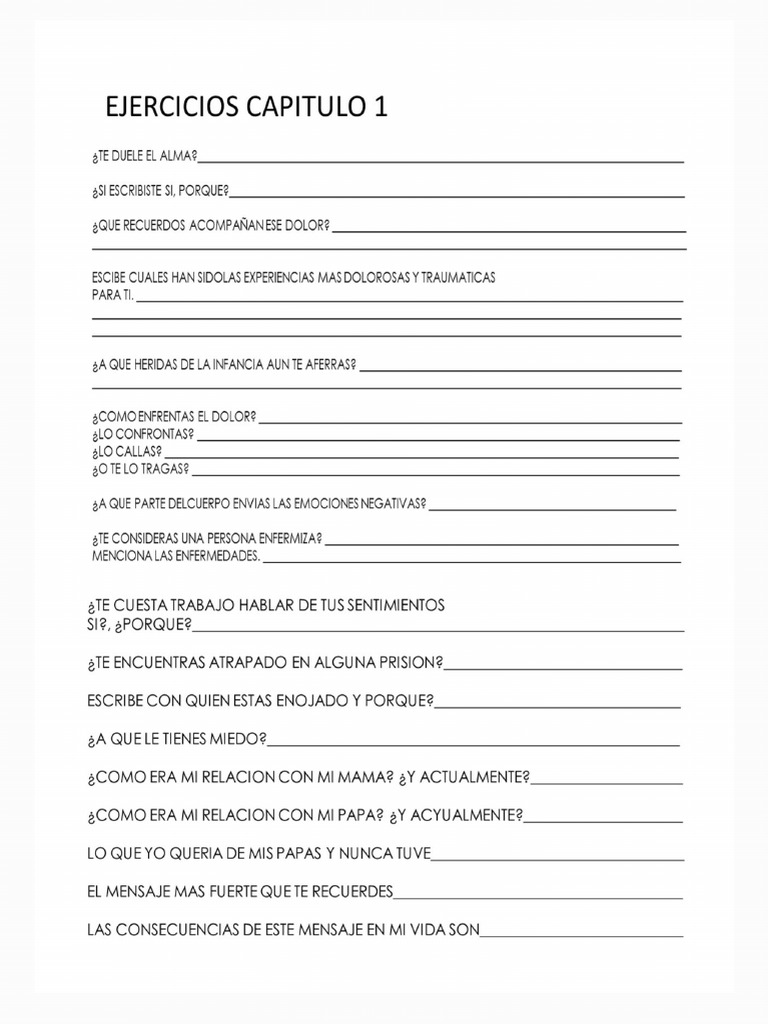 Ejercicios Capitulo 1 | PDF