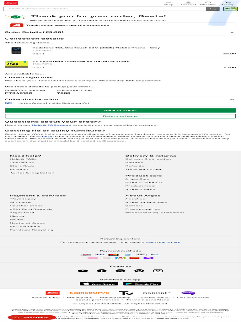 Order Confirmation | PDF | Service Industries