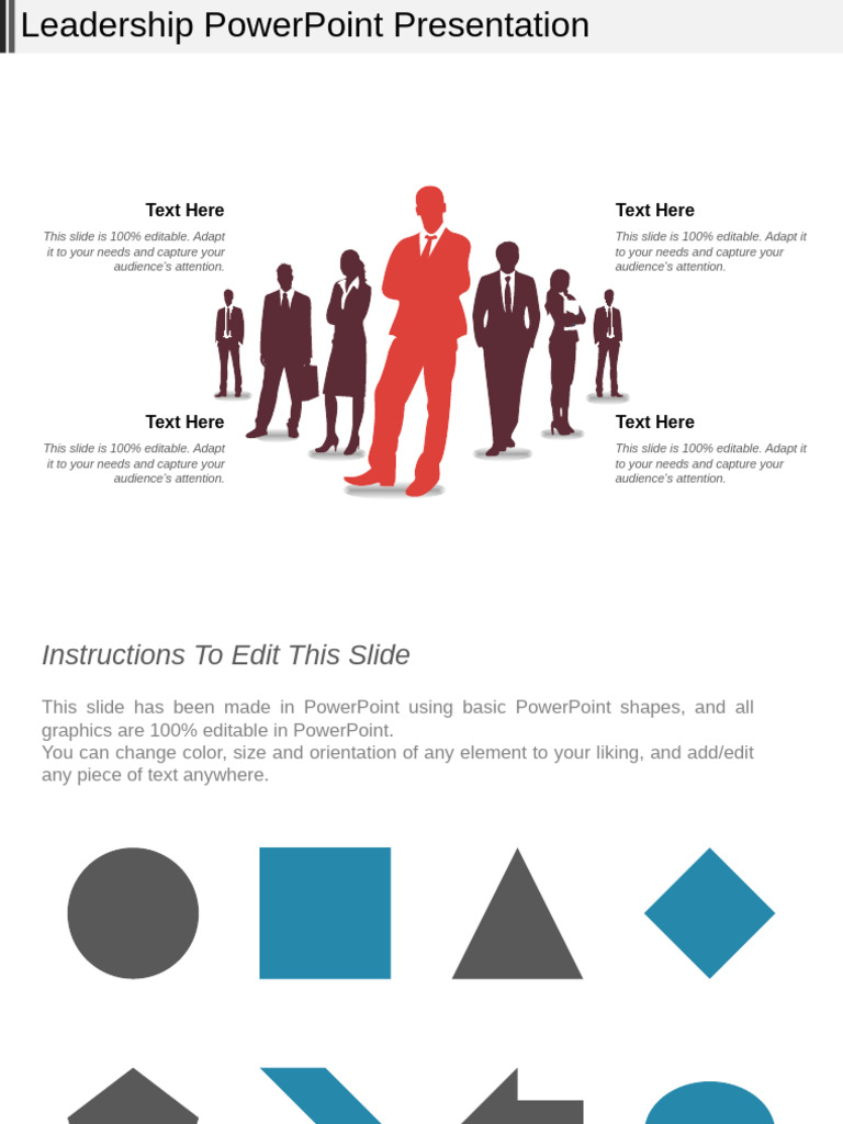Editable Leadership PowerPoint Slides | PDF