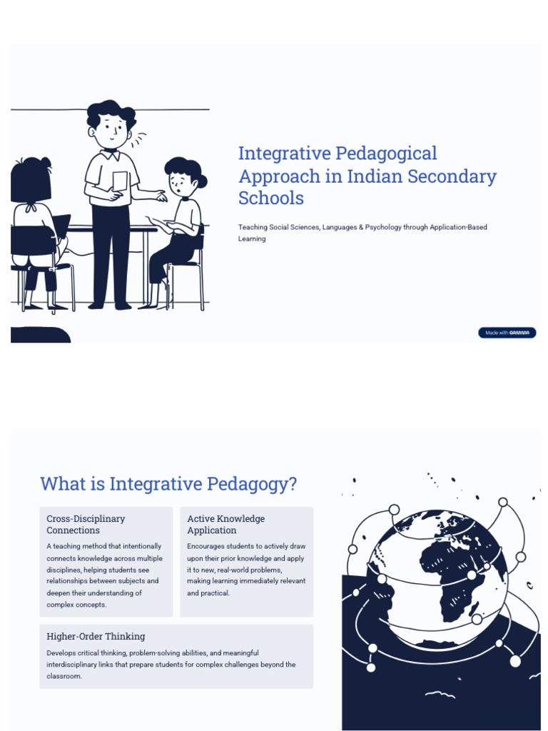Integrative Pedagogy in Indian Schools | PDF | Learning | Psychology