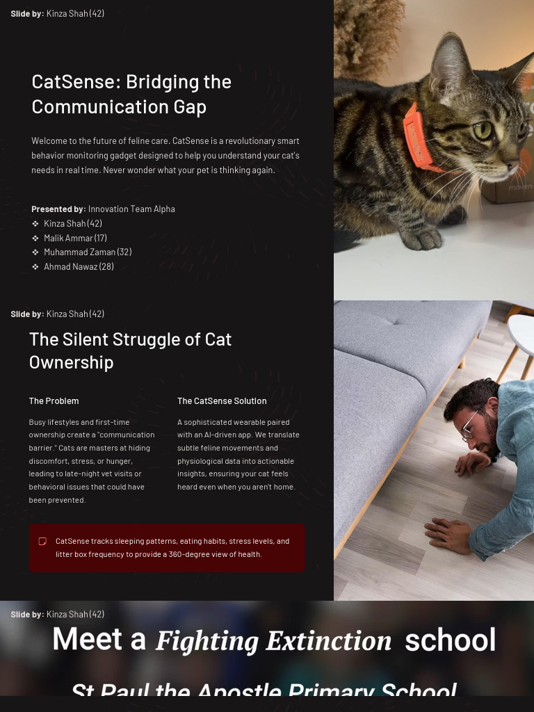 CatSense: Smart Cat Behavior Monitor | PDF | Cats