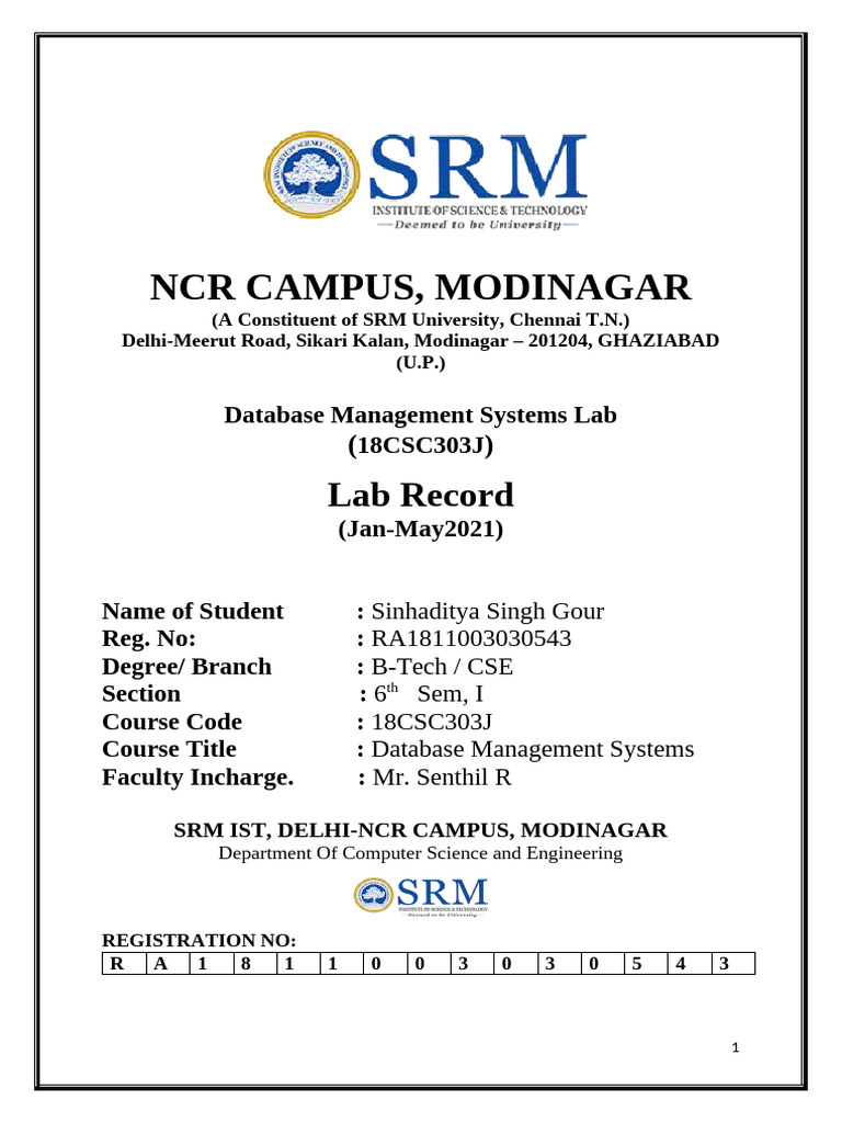 Sinhaditya DBMS 2 | PDF | Pl/Sql | Information Retrieval